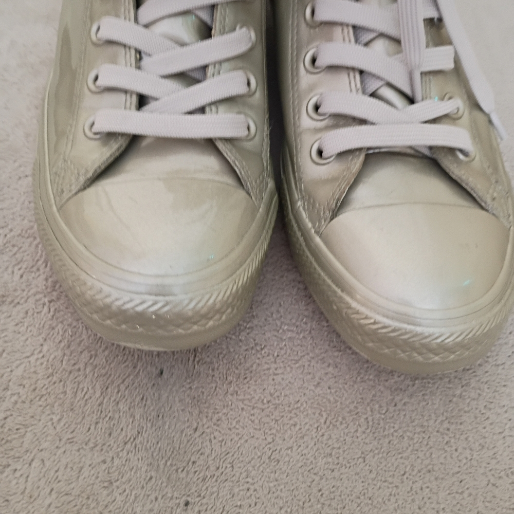 Converse Women's Metallic High Top Sneakers - Picture 5 of 11